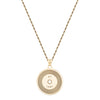 Solid Gold Record Pendant - Solid Gold Record Pendant -- Ariel Gordon Jewelry