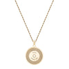 Solid Gold Record Pendant - Solid Gold Record Pendant -- Ariel Gordon Jewelry